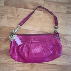 Coach pink shoulder bag